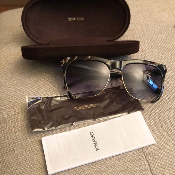 Tom Ford Accessories - Brand New Tom Ford Thea Acetate Blue Sunglasses